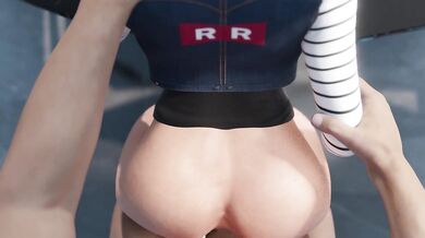 The Biggest Fat Ass Anal Experience with Android 18 in POV