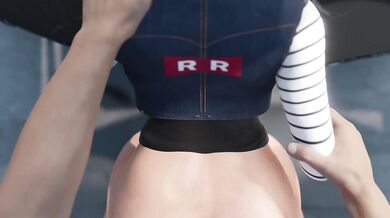 The Biggest Fat Ass Anal Experience with Android 18 in POV