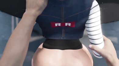 The Biggest Fat Ass Anal Experience with Android 18 in POV