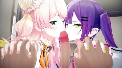 Naughty Nurses Milk Each Other's Tits and Pussies in a Public Hospital!