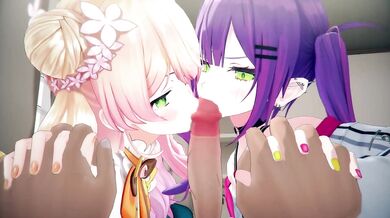 Naughty Nurses Milk Each Other's Tits and Pussies in a Public Hospital!