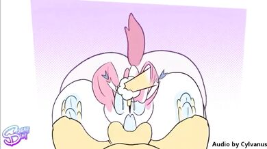 Lopunny gets a blowjob from Sylveon