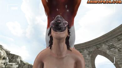 Lara's Total Body Penetration Orgy With a Stallion in 'Animopron'