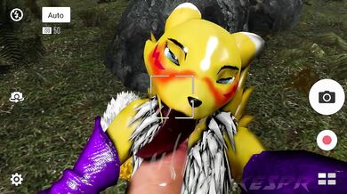 Kespr's Renamon Smartphone Orgy
