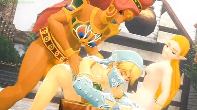 Urbosa's Naughty Tail: A PMV/HMV Parody with Hot Lesbian Action