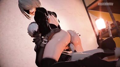 Glider Girl Gets Dicked Down by Android Dude - Kushishekku