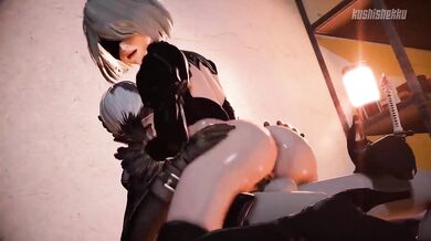Glider Girl Gets Dicked Down by Android Dude - Kushishekku
