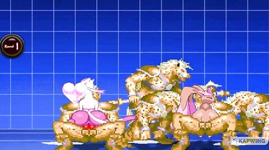 Gnolls' Revenge - Mugenzu, A Mixed Tag Team Gangbang with Mienshao and Lopunny