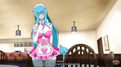 Staff Serving Sensation at the Cum-filled Cafe