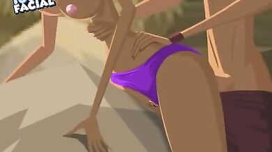 FamousToonsFacial's Stoked Porn Parody