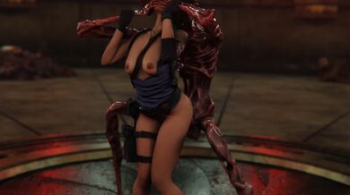 Siren Head Anally Ravages Jill's Tight Asshole