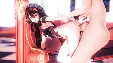 Chair-Bound Hu Tao Gets Hardcore Fucked