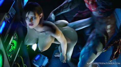 Jill Valentine's Naked Encounter with the Ruthless Tyrant (Mattdarey91SFM)