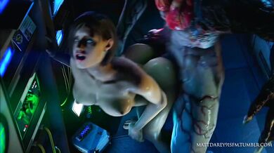 Jill Valentine's Naked Encounter with the Ruthless Tyrant (Mattdarey91SFM)