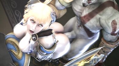 Busty Sophitia's Anal Invasion