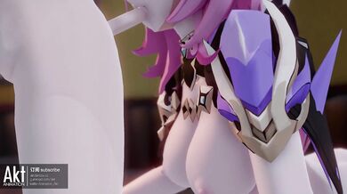 [Akt] Elysia (Honkai Impact 3): A Sexual Adventure with a Demoness from Another World