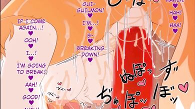 Guilmon's Anal Invasion with Renamon in Digital Sex Sleeve, Chapter 2