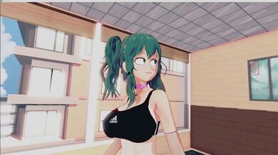 Girl with Huge Balls Rides and Gets DP'd