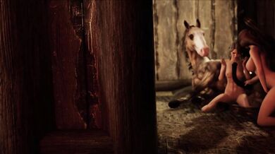 Beastly Desires Fulfilled in the Depths of the Animal Manor...