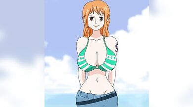 One Piece's Nami Explodes with Jiggly Boobies!