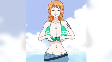 One Piece's Nami Explodes with Jiggly Boobies!
