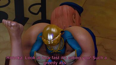 Zelda and Honoka's Anal Vore Encounter with BobbyMackolatoo aka Stressformurder
