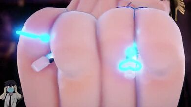 Satsuki and Ryuko's Wet Lesbian Battle in Kill la Kill