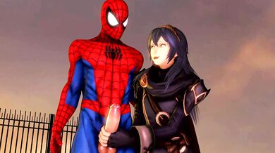 Spider-Man's Intense Threesome with Lucina and the Tentacles