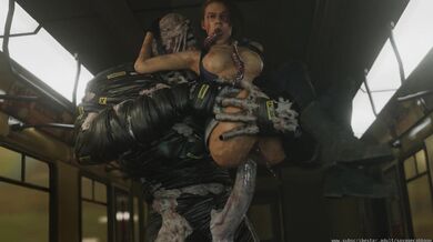 Jill gets brutally pounded by her evil nemesis in her tight little asshole.