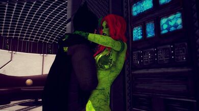 Poison Ivy Pounded by Batdick