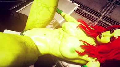 Poison Ivy Pounded by Batdick