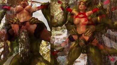 Orcalicious Sexcapades with Captivating Woodland Beauties