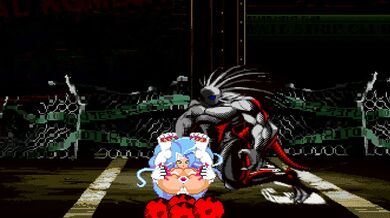 Felicia Gets Double-Teamed by MUGEN in This Sizzling Hentai Porn Video!