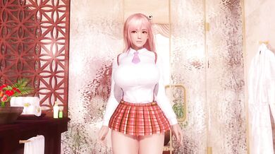 Dead or Alive 5: Honoka's Naughty Photoshoot - Scene 11