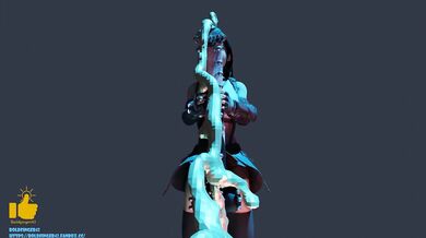 Talkative Tifa Gets Nailed by [Boldfinger42]