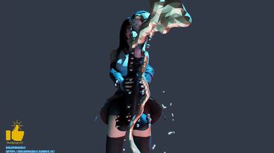 Talkative Tifa Gets Nailed by [Boldfinger42]