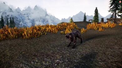 Snow Bunnies vs. Shadow Wolves: A Winter's Night in Skyrim