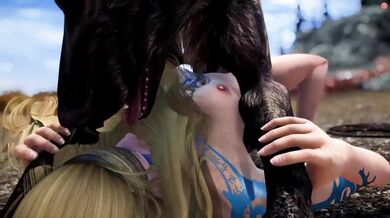Snow Bunnies vs. Shadow Wolves: A Winter's Night in Skyrim