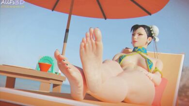 Chun Li's Foot Fetish Fulfilled