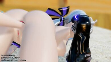 Fisting a Tight Anus in MMD Hentai Porn