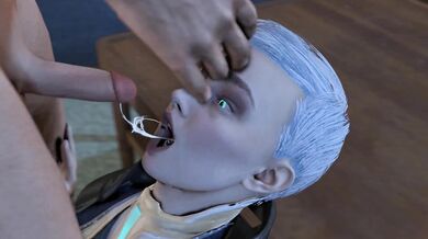 Frosty's Creamy Hot Cum Shot in Her Mouth