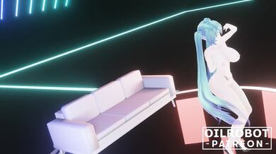 VirtuaGirl Miku: Ecstasy in the Synthetic Singing Sensation's Dance of Desire!