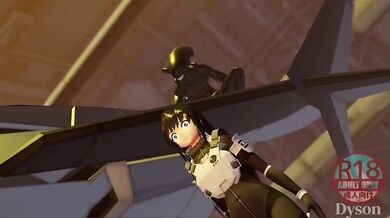 Busty EDF Babe Gets Tentacle-Raped by Creepy Xenomorph in Public!