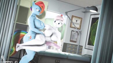 Furry Bus Driver Gets Down and Dirty with Animated Ponies in a Wild PMV Ride