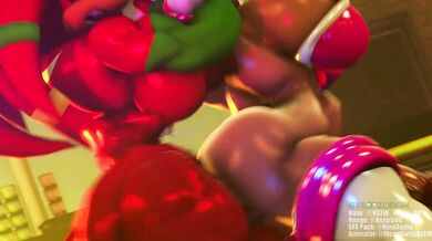 Two Futa Foxes Getting It On: Knux and Rouge's Erotic Adventure