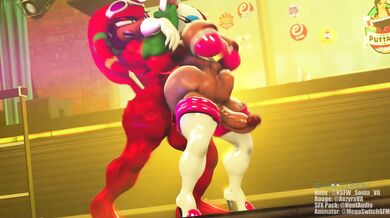 Two Futa Foxes Getting It On: Knux and Rouge's Erotic Adventure