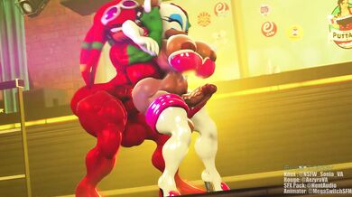 Two Futa Foxes Getting It On: Knux and Rouge's Erotic Adventure
