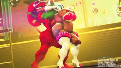 Two Futa Foxes Getting It On: Knux and Rouge's Erotic Adventure
