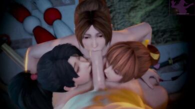 Busty Beauties Get Together for a Mind-Blowing BJ Party - DoA Girls' Collective Cocksucking Extravaganza