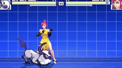 Marilyn Sucks Her Pokemon's Big Cock Hard